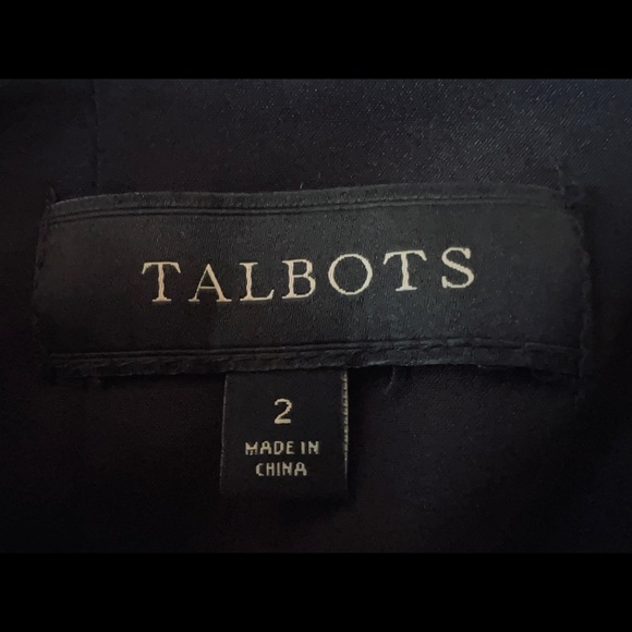 TALBOTS BUFFALO PLAID BLK/WHI CHECKERED WOOL BLEND MINI PENCIL SKIRT SIZE 2 NWOT - Picture 12 of 14